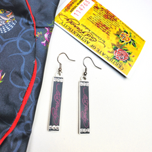 Load image into Gallery viewer, ED HARDY Earrings / Ed Hardy Logo Hoop Earrings
