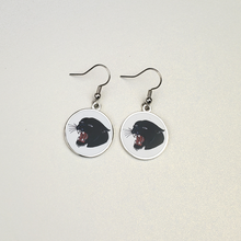 Load image into Gallery viewer, ED HARDY Earrings / Tiger, Heart, Panther Earrings