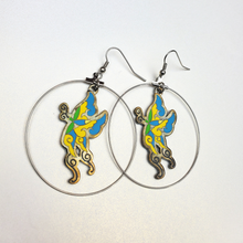 Load image into Gallery viewer, ED HARDY Earrings / Butterfly Hoop Earrings