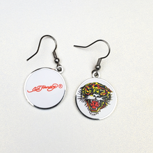 Load image into Gallery viewer, ED HARDY Earrings / Tiger, Heart, Panther Earrings