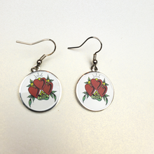 Load image into Gallery viewer, ED HARDY Earrings / Tiger, Heart, Panther Earrings