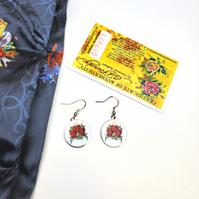 Load image into Gallery viewer, ED HARDY Earrings / Tiger, Heart, Panther Earrings
