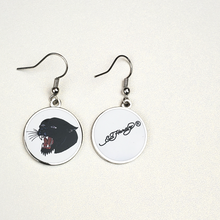 Load image into Gallery viewer, ED HARDY Earrings / Tiger, Heart, Panther Earrings