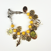 Load image into Gallery viewer, ED HARDY Bracelet / Love Kills Slowly Charm Bracelet