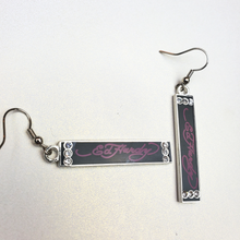 Load image into Gallery viewer, ED HARDY Earrings / Ed Hardy Logo Hoop Earrings