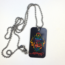 Load image into Gallery viewer, ED HARDY Necklace / True Love Dog Tag Peace