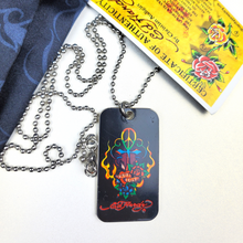 Load image into Gallery viewer, ED HARDY Necklace / True Love Dog Tag Peace