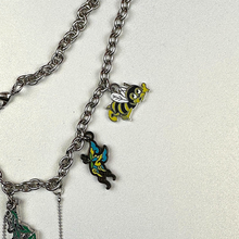Load image into Gallery viewer, ED HARDY Necklace / Triple Rose Drop Necklace