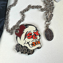 Load image into Gallery viewer, ED HARDY Necklace / Sex & Sin Necklace