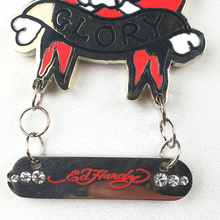 Load image into Gallery viewer, ED HARDY Necklace / Death Or Glory Necklace