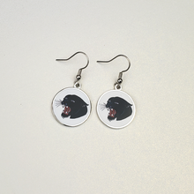 Charger l&#39;image dans la galerie, ED HARDY Earrings / Tiger, Heart, Panther Earrings
