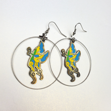 Load image into Gallery viewer, ED HARDY Earrings / Butterfly Hoop Earrings
