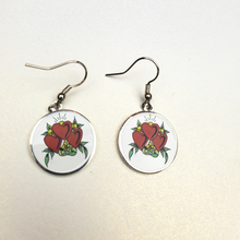 Charger l&#39;image dans la galerie, ED HARDY Earrings / Tiger, Heart, Panther Earrings
