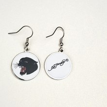 Charger l&#39;image dans la galerie, ED HARDY Earrings / Tiger, Heart, Panther Earrings
