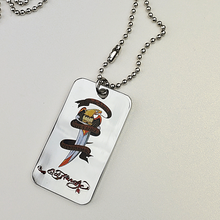 Load image into Gallery viewer, ED HARDY Necklace / Death Before Dishonor With Bird Color
