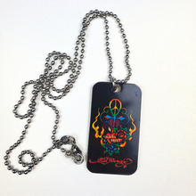 Charger l&#39;image dans la galerie, ED HARDY Necklace / True Love Dog Tag Peace
