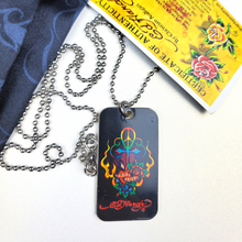 Load image into Gallery viewer, ED HARDY Necklace / True Love Dog Tag Peace
