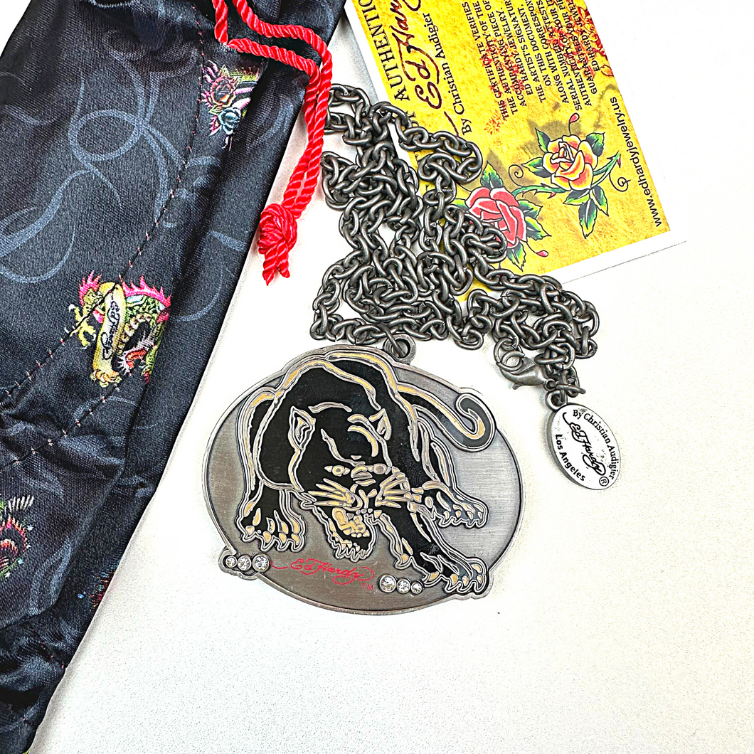 ED HARDY Necklace / Panther Necklace