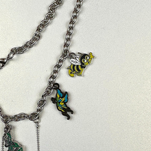 Load image into Gallery viewer, ED HARDY Necklace / Triple Rose Drop Necklace
