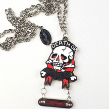 Load image into Gallery viewer, ED HARDY Necklace / Death Or Glory Necklace
