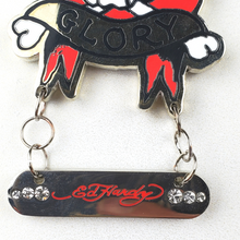 Load image into Gallery viewer, ED HARDY Necklace / Death Or Glory Necklace
